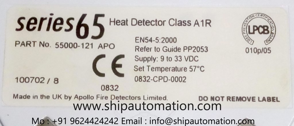 Apollo 55000-121 APO Series65 Heat Detector for sale online