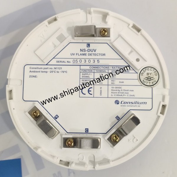 Consilium Flame Detector NS-DUV UV N1121 | fede-agem.fr