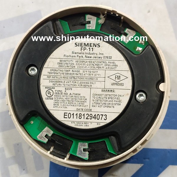 Siemens FPT-11 Heat Detector (Reconditioned)