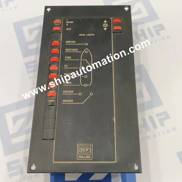 DEIF 827.4 | Spare lights Control panel