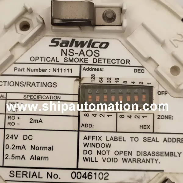 Salwico Consilium Ns Aos Optical Smoke Detector Fire Detection