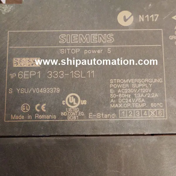 Siemens Sitop Power5 (6EP1 333-1SL-11) | Power Supply | MCB and