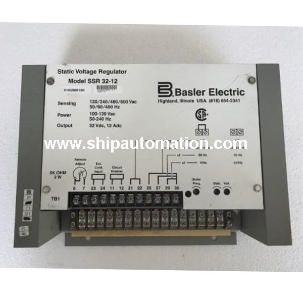 Basler Electric SSR 32-12 | Static Voltage Regulator