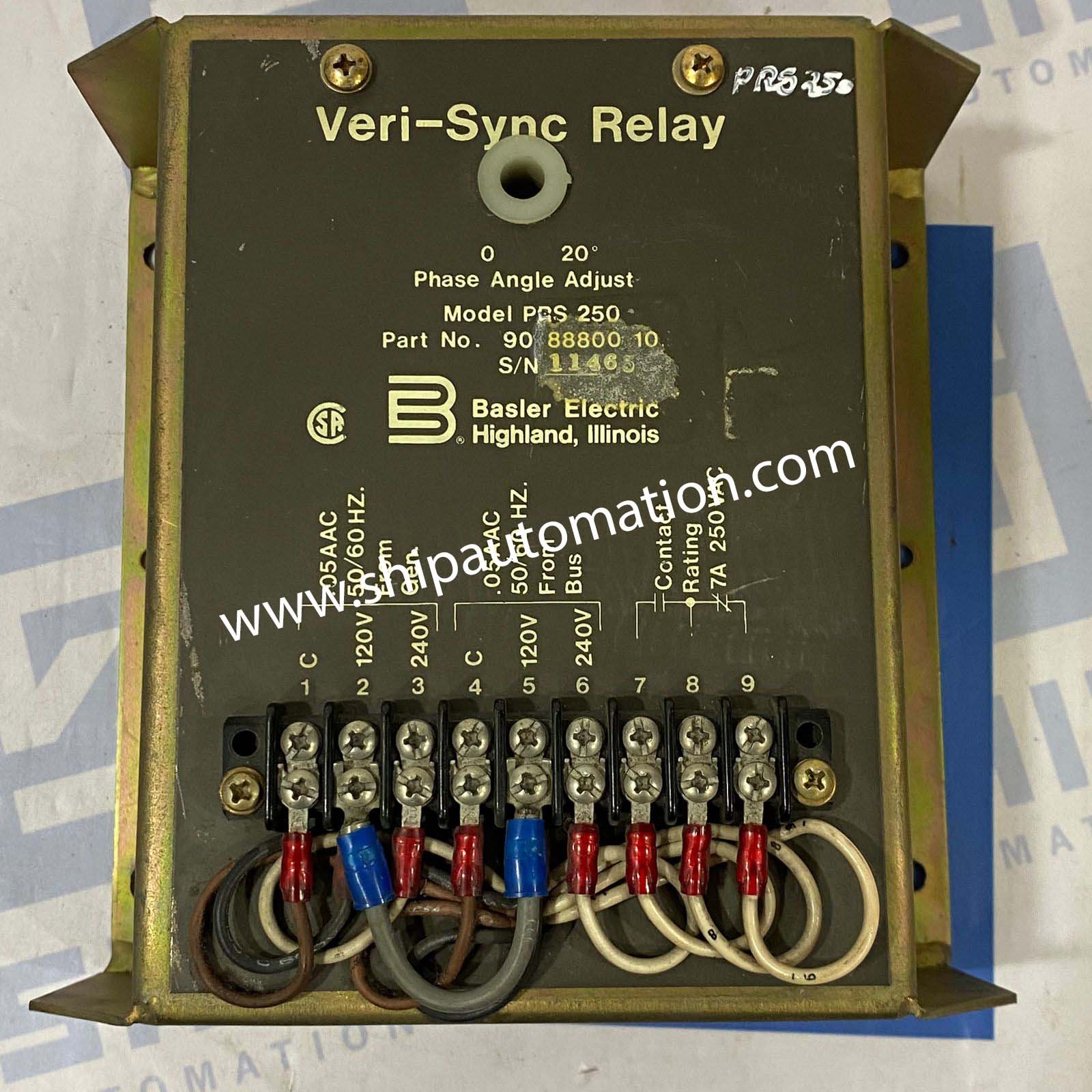 Basler Electric PRS 250 | Veri-Sync Relay