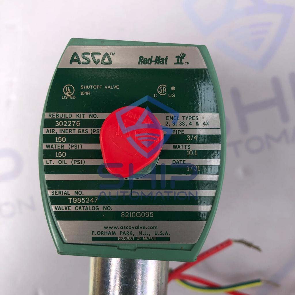 Asco 8210G095 | Solenoid Valve | ASCO | Ship Automation