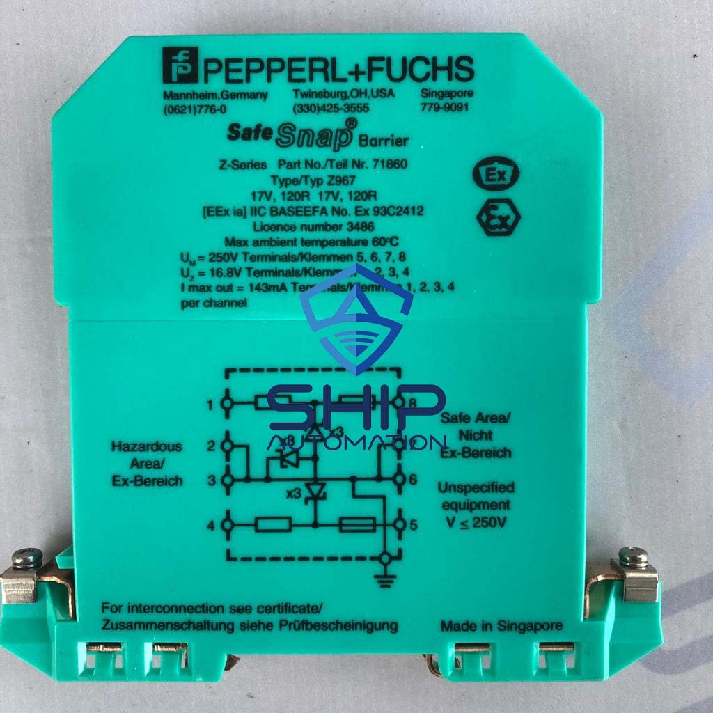 Pepperl + Fuchs Z967 | Zener Barrier