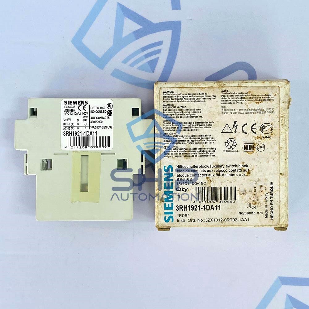 Siemens 3RH1 921-1DA11 | Contactor Block